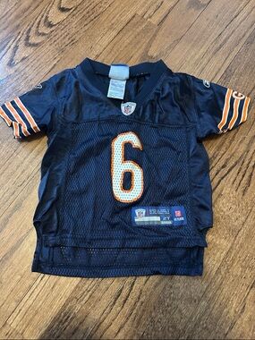 Kids Navy Chicago bears cutlet 6 Football Jersey